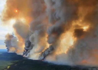 بزرگترین آتش سوزی طبیعی دنیا در کانادا