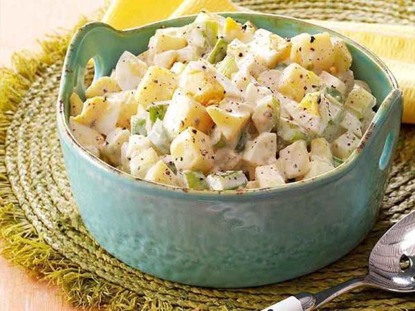 طرز تهیه سالاد سیب زمینی ، 18 نکته له نشدن و طعم لذیذتر سالاد