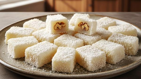 طرز تهیه باسلوق با نشاسته گل به سبک بازاری مخصوص یلدا